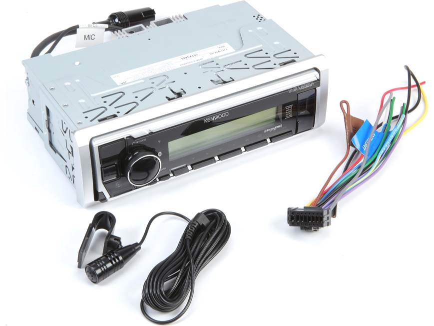 Kenwood Kmr-m332bt Digital Media Receiver With Bluetooth With 2 Pairs