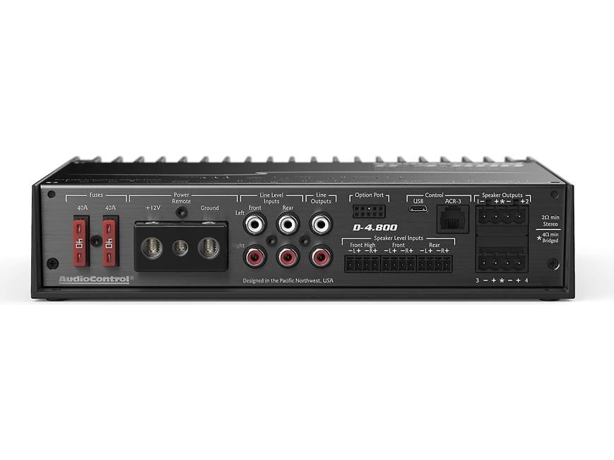 AudioControl D-4.800 D Series 4-channel car amplifier with digital