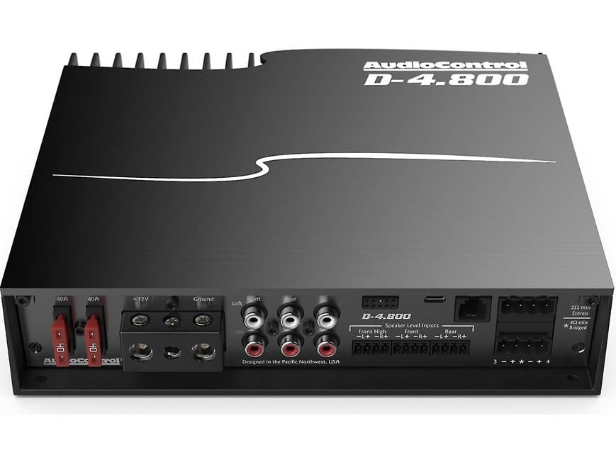 AudioControl D-4.800 D Series 4-channel car amplifier with digital