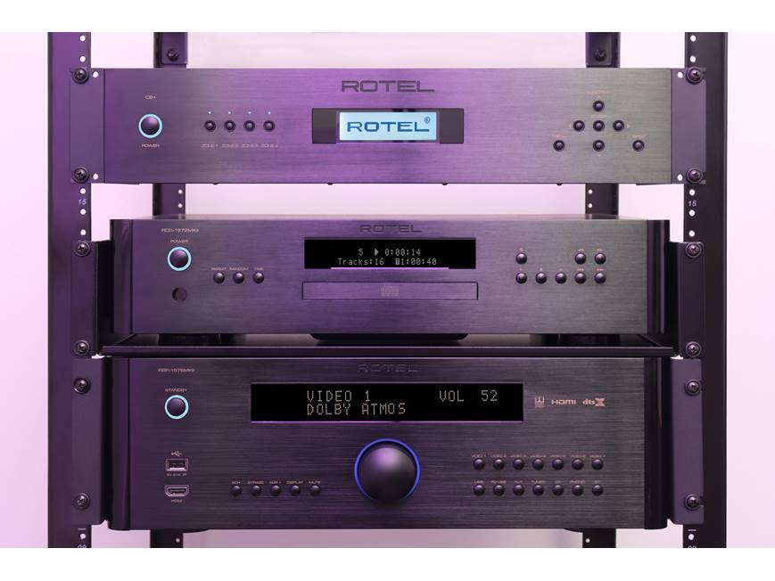 Rotel C8+ 8-channel multi-zone amplifier at Crutchfield