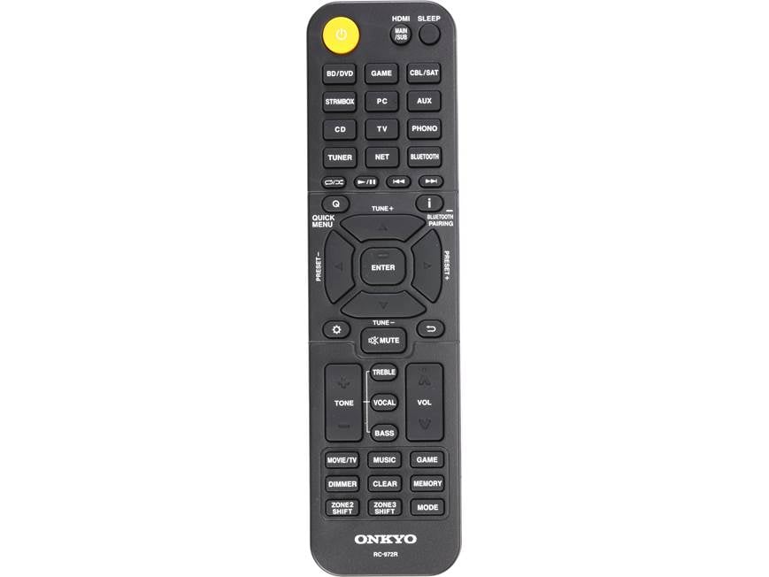 Onkyo TX-NR696 7.2-channel home theater receiver with Wi-Fi