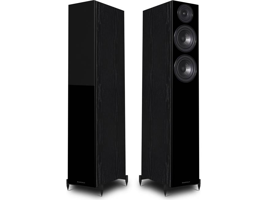 Wharfedale Diamond 12.4 (Black) Matched pair of floor-standing
