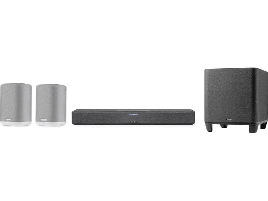 Denon Home Sound Bar 550 Surround Sound Bundle Powered 4.1-channel