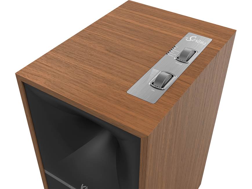 Klipsch The Sevens (Walnut) Powered stereo speakers with Bluetooth