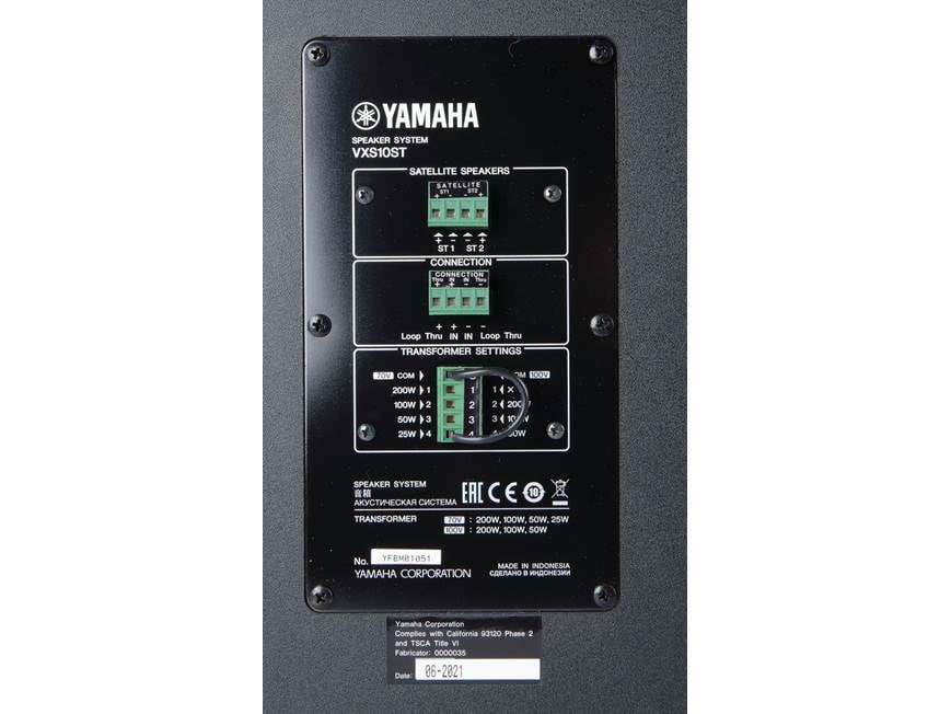 Yamaha VXS10ST (Black) 10