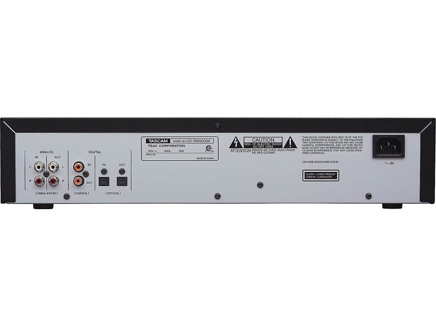 Tascam CD-RW900SX Professional CD recorder/player at Crutchfield