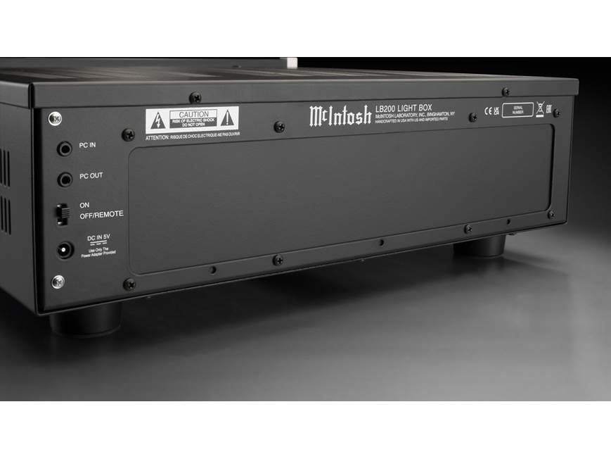 McIntosh LB200 LED-backlit light box for McIntosh audio systems at
