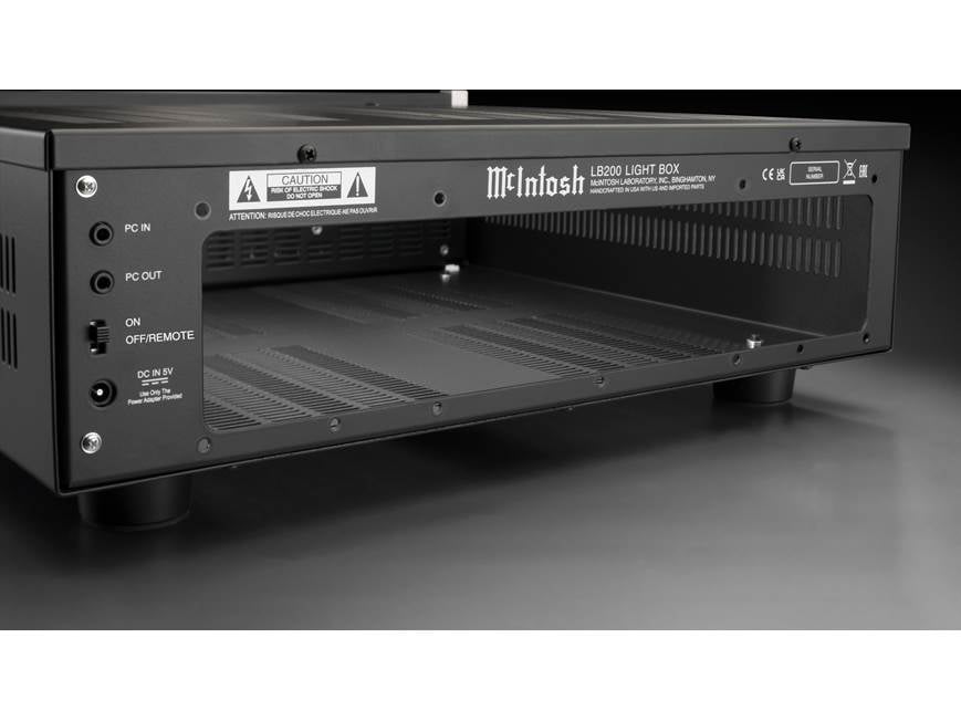 McIntosh LB200 LED-backlit light box for McIntosh audio systems at