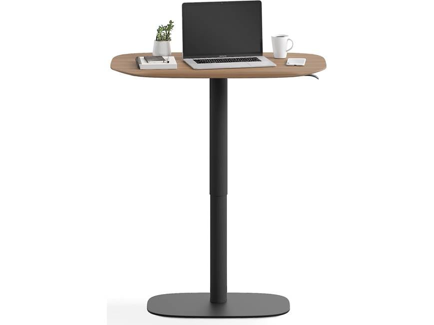 BDI Soma 6331 (Natural Walnut) Compact pneumatic lift desk
