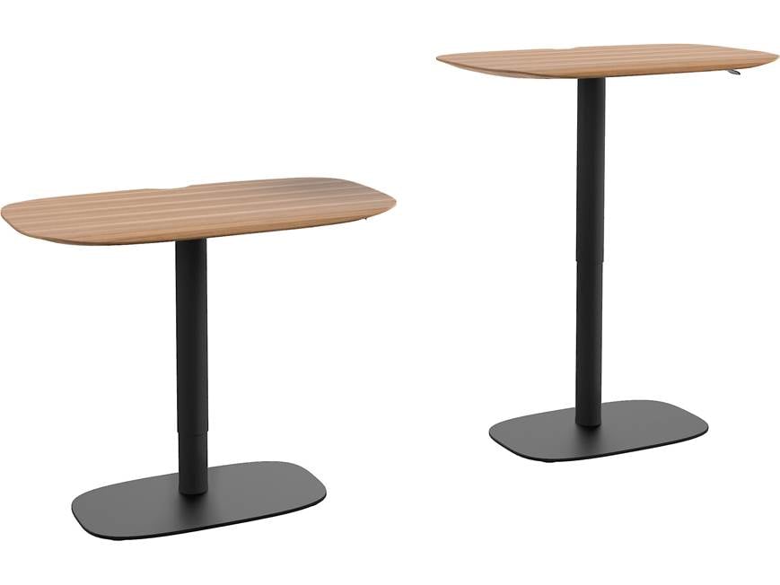 BDI Soma 6331 (Natural Walnut) Compact pneumatic lift desk