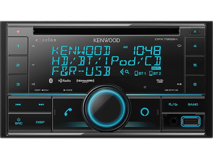 Kenwood Excelon DPX795BH CD receiver at Crutchfield