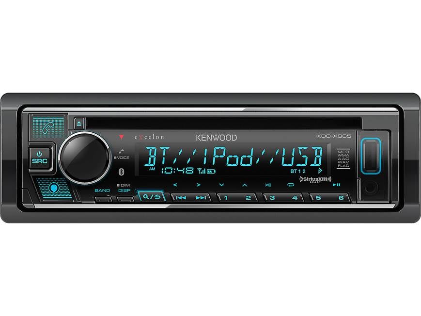 Kenwood Excelon KDC-X305 CD receiver at Crutchfield