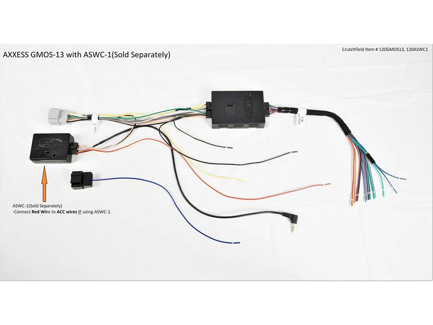 Axxess GMOS-13 Wiring Interface Connect a new car stereo and