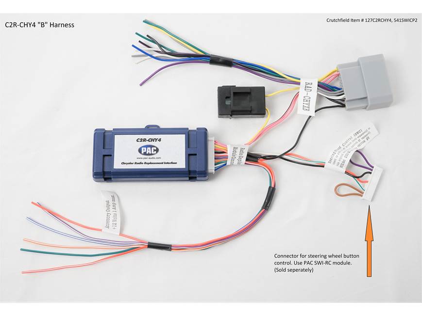 PAC C2R-CHY4 Wiring Interface Connect a new car stereo and retain
