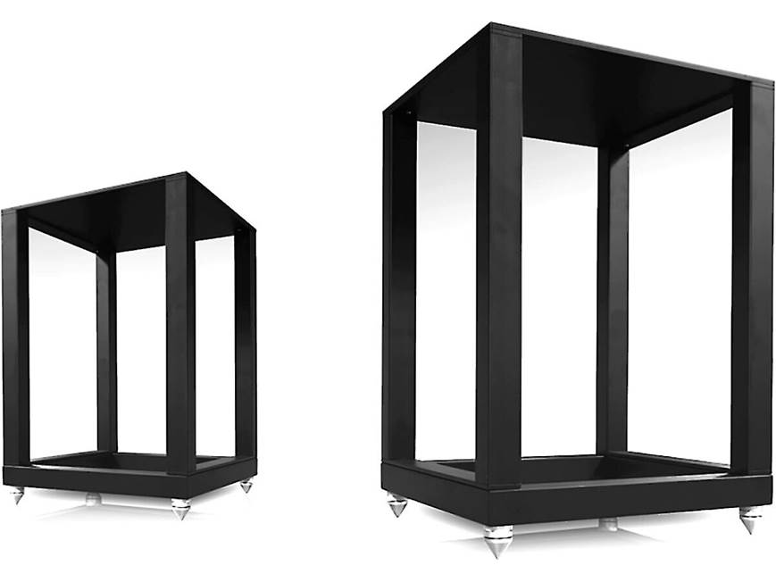 Mission 770 (Black Oak) Matched pair of speakers and stands (Black