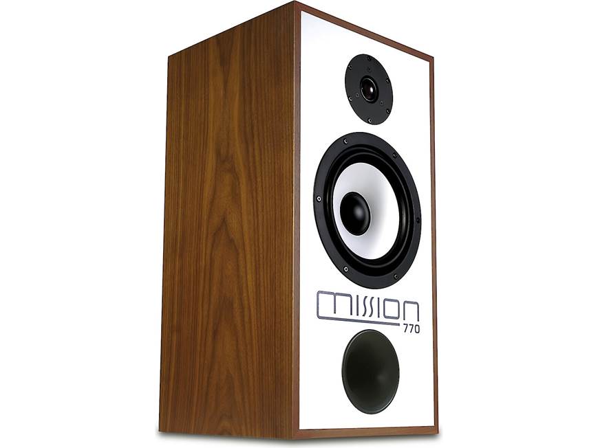 Mission 770 (Walnut) Matched pair of speakers and stands (Walnut