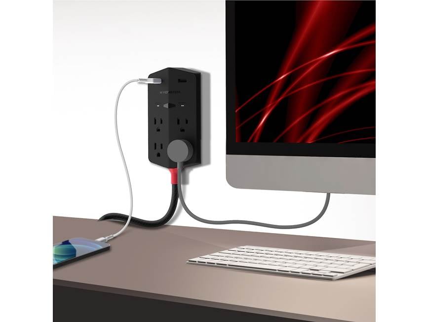 Monster Power Shield XL (Black) Power outlet extender/surge