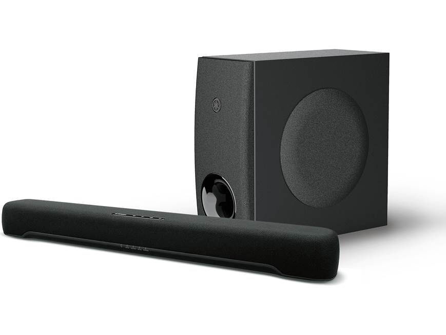 Yamaha - 2.1-Channel Indoor Compact Bluetooth Sound Bar with Wireless Subwoofer - Black - Thumbnail 4