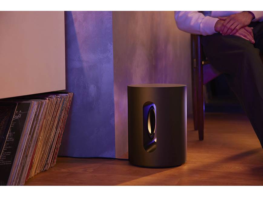 Sonos Era 100 and Sub Mini Home Theater Bundle (Black sub, white