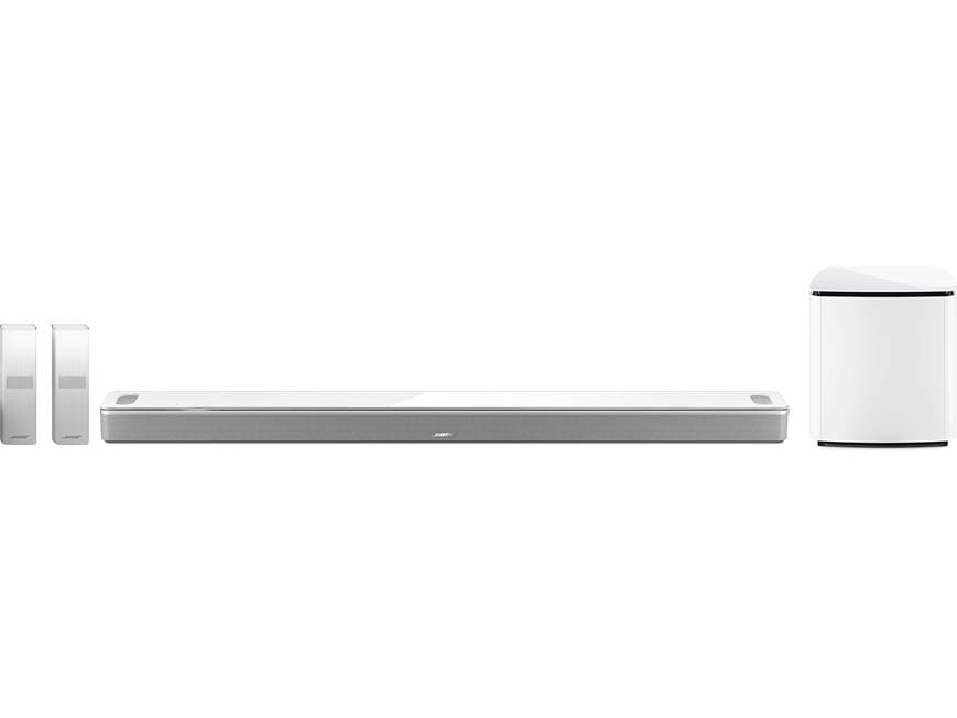 Bose Smart Soundbar 900 Home Theater Bundle (White) 5.1.2-channel
