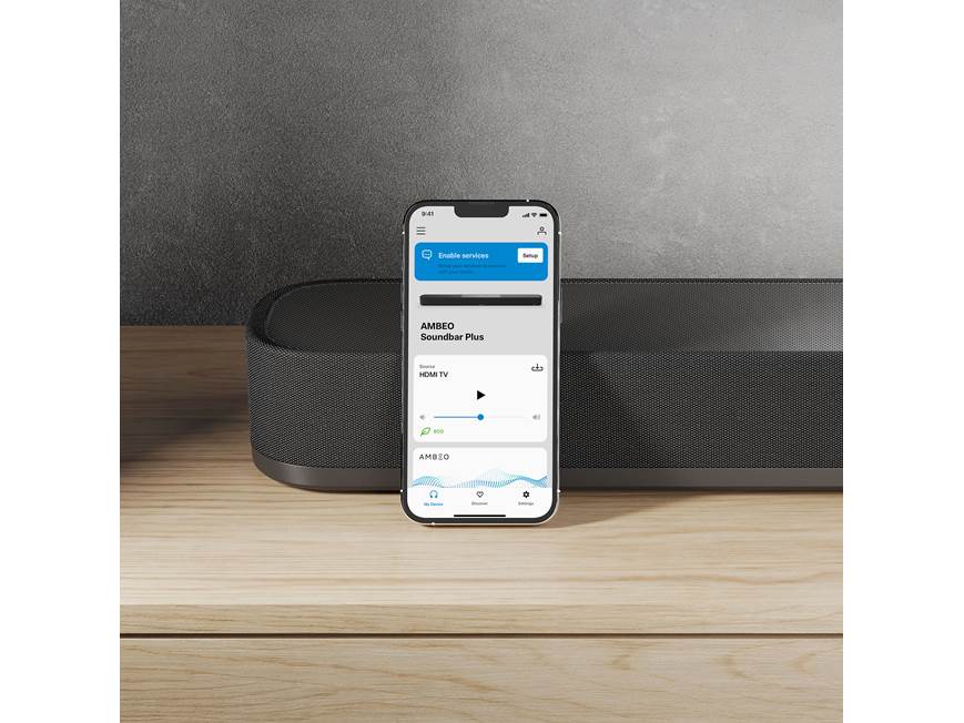 Sennheiser AMBEO Soundbar | Plus Powered 5.1.2-channel sound bar