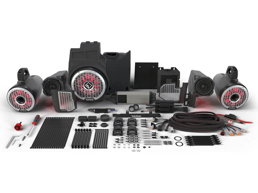 Rockford Fosgate RZR19RCPXP-STG6 Stage 6 audio upgrade kit for