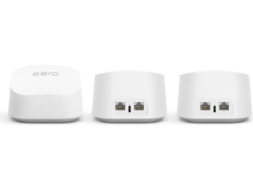 eero 6+ Wi-Fi System (3-pack) Mesh Wi-Fi 6 system with 3 eero 6+