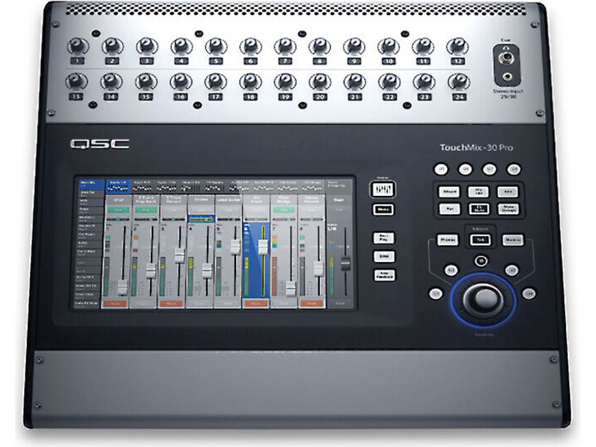 QSC TouchMix®-30 Pro 30-channel digital mixer at Crutchfield