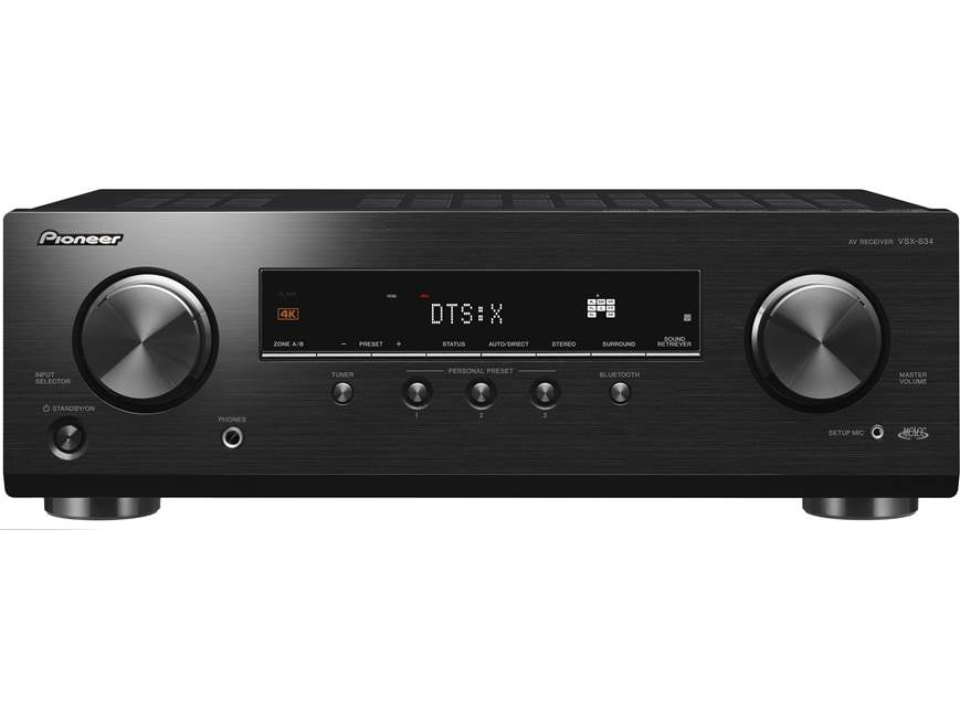 Pioneer VSX-834 7.2-channel home theater receiver with Dolby Atmos