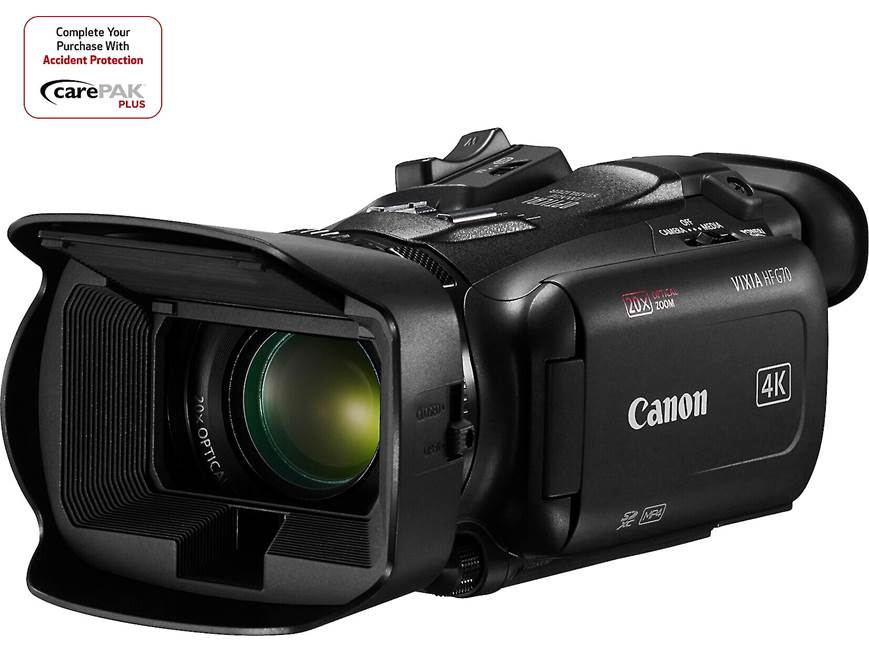 Canon VIXIA HF G70 4K Ultra HD camcorder at Crutchfield