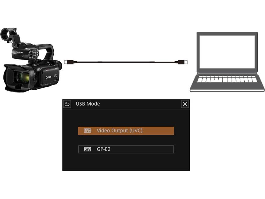 Canon XA65 Professional 4K Ultra HD camcorder at Crutchfield