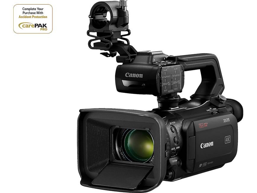 Canon XA75 Professional 4K Ultra HD camcorder at Crutchfield