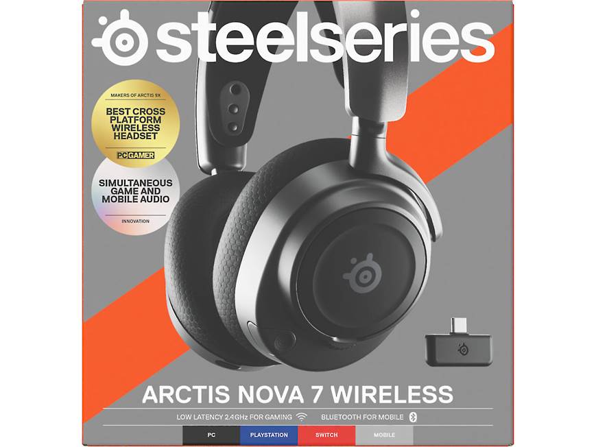 SteelSeries Arctis Nova 7 Wireless gaming headset with Bluetooth