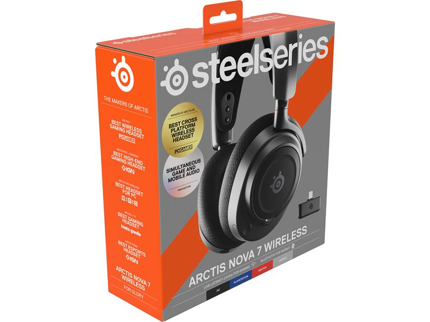SteelSeries Arctis Nova 7 Wireless gaming headset with Bluetooth