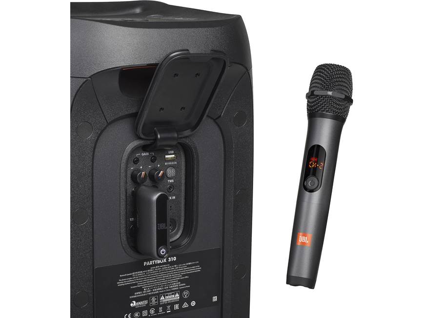 JBL PartyBox 1000 with 2 JBL Wireless Mics Powered Bluetooth