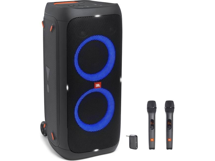 最後値段JBL Partybox 310 専用ケース付き 2台目 JBL PartyBox 310 with 2 JBL Wireless Mics Portable Bluetooth