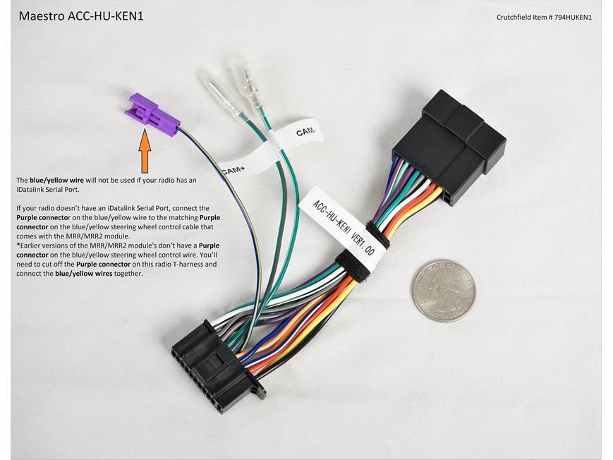 Ken1.5556 iDatalink ACC-HU-KEN1 Brand-specific Harness Connect select