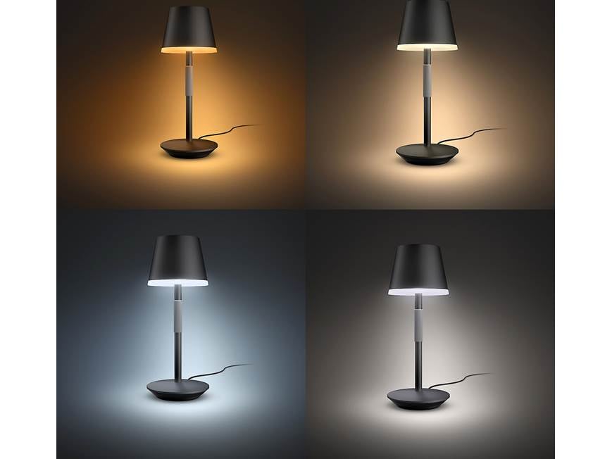 Philips Hue Go (Black) Portable, rechargeable table lamp with