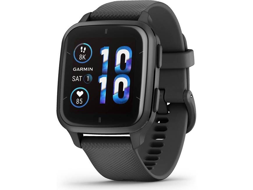 Garmin Venu SQ 2 Music Edition (Slate/Black) GPS smartwatch with