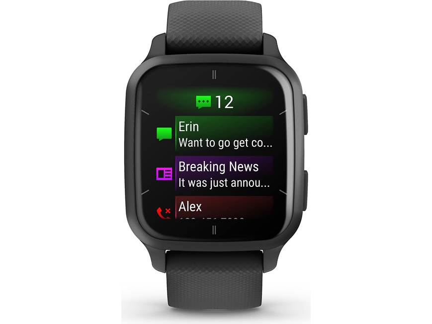 【美品】Garmin Venu SQ Music Black (1318) Garmin Venu SQ 2 Music Edition (Slate/Black) GPS smartwatch with