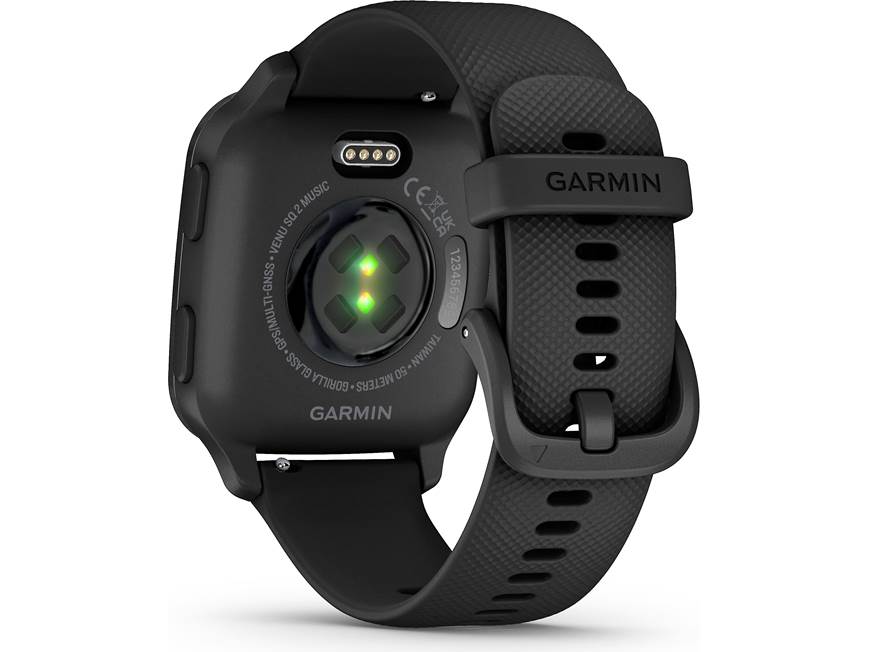 Garmin Venu SQ 2 Music Edition (Slate/Black) GPS smartwatch with