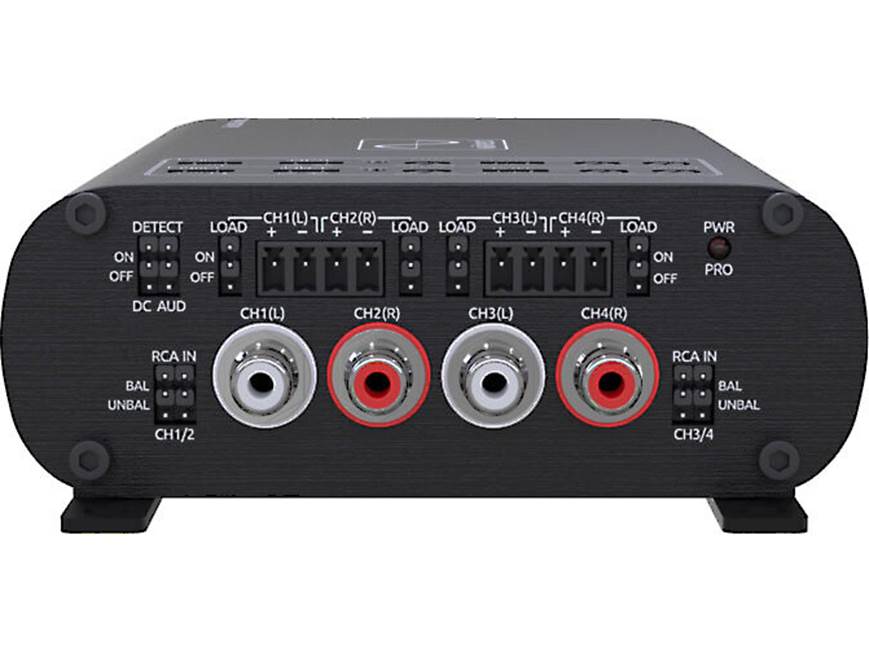 Wāvtech Link300.4 mini Compact 4-channel car amplifier — 50 watts