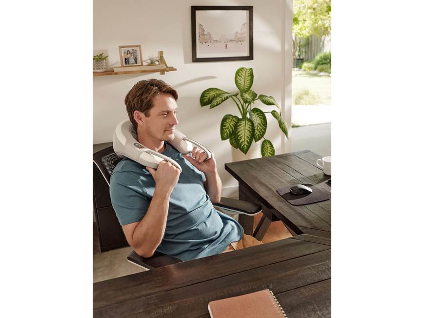 HoMedics Shiatsu Rechargeable Neck Massager with Heat Portable