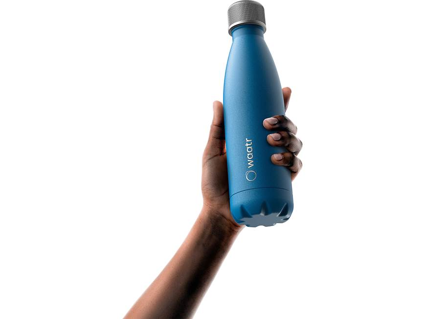 WAATR LYT (Classic Blue) 17-oz. self-purifying water bottle