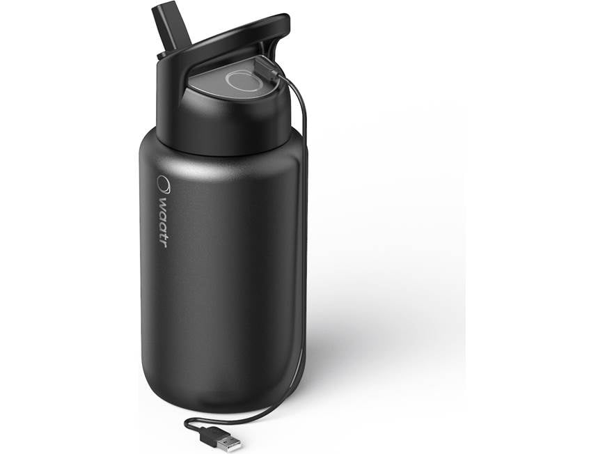 WAATR PureMax 4D (Onyx) 40-oz. self-purifying water bottle with