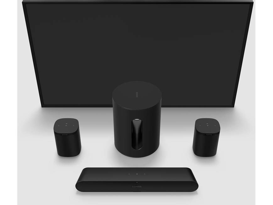 Sonos Ray Compact 4.1 Home Theater Bundle (Black) Includes Sonos