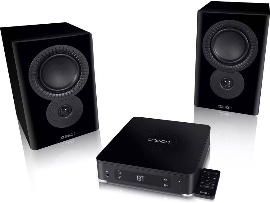 Mission LX CONNECT (Black) Wireless powered speaker system with