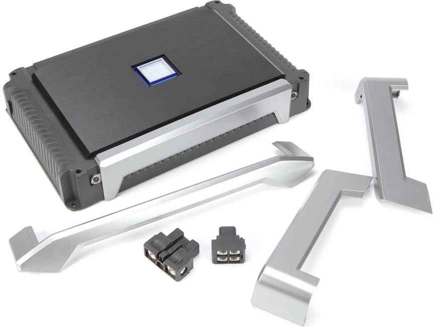 Alpine X-A90M X-Series mono subwoofer amplifier — 900 watts RMS at