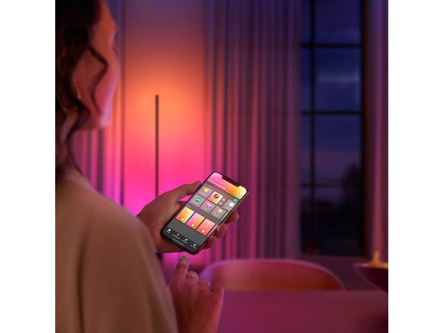 Philips Hue Gradient Signe Floor Lamp (Black) Smart accent light