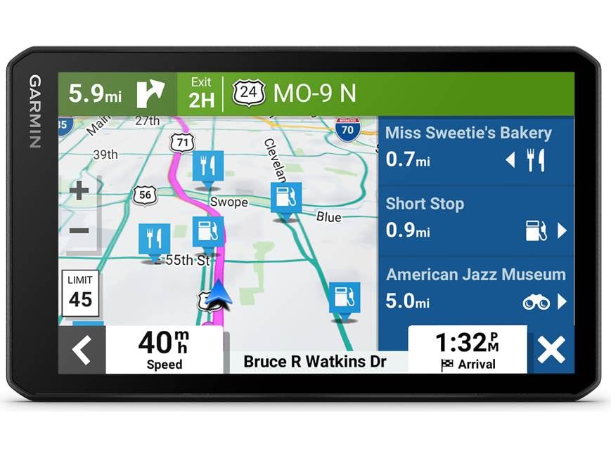 Garmin DriveCam™ 76 Portable GPS navigator with 6.95